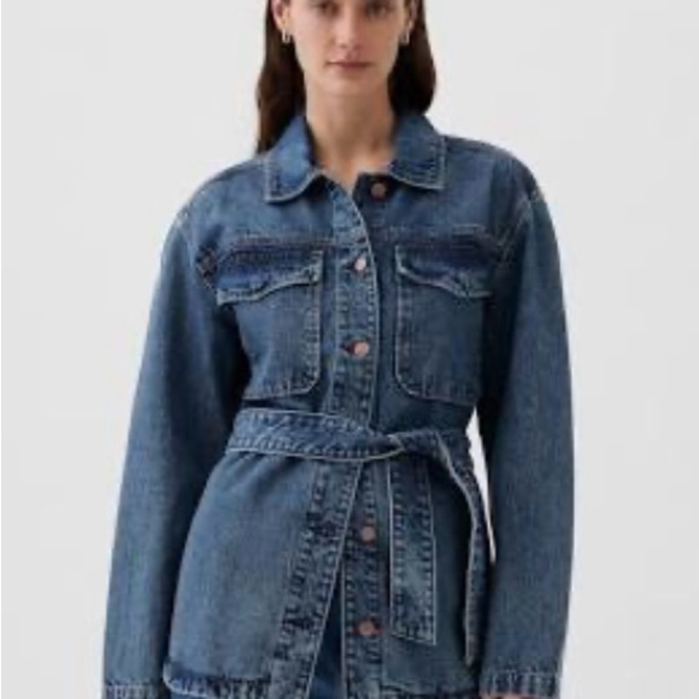 Gap Women’s Denim Belted Jacket